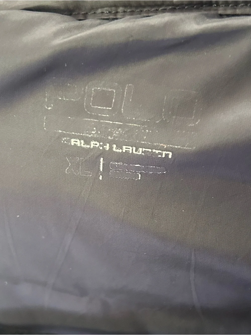 Polo Ralph Lauren Sport 750 Fill Down Jacket Black Camo Puffer Mens XL Warm